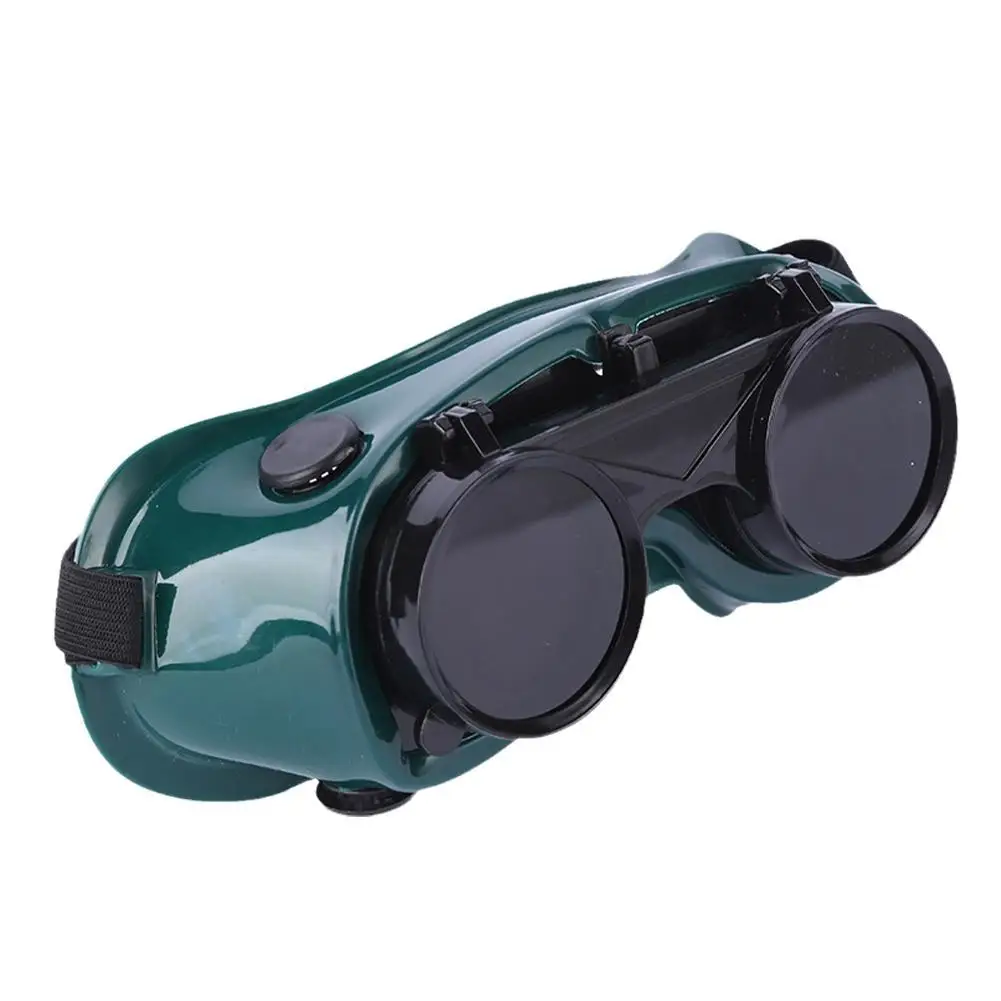 Anti-glare Protective Welding Glasses Portable Welding Cutting With Flip Glasses Protective Up Safety Goggles Grinding Weld A4U6