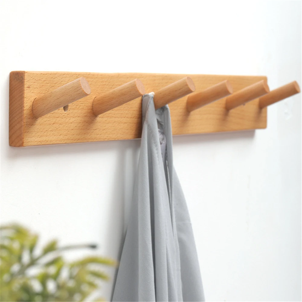 Gancho De Madera Para Pared, Perchero Para Colgar Ropa, Decoración