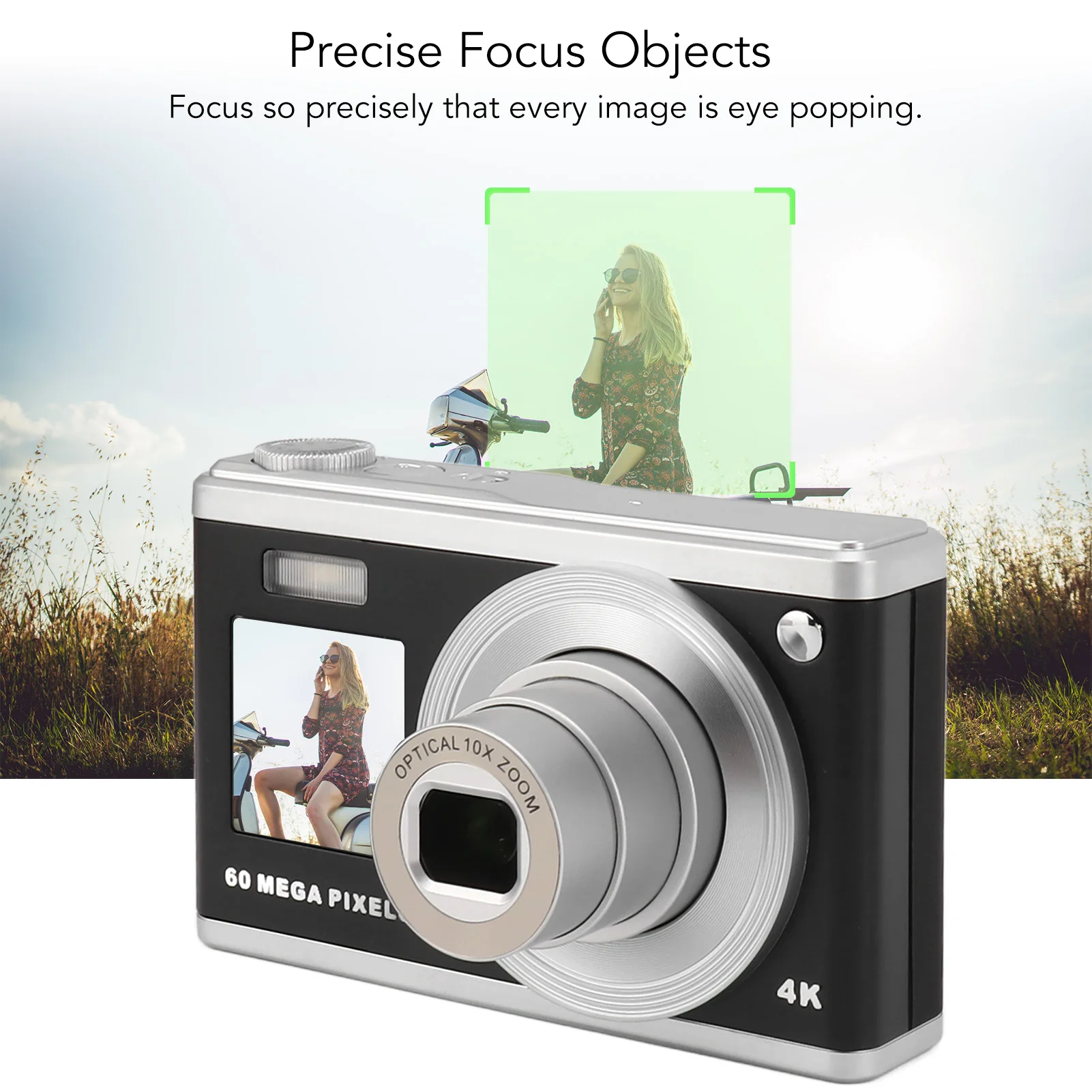  ī޶, 4K Ʈ HD  ũ, ڵ , ն  ޴ Ʈ, 10x  , 60MP