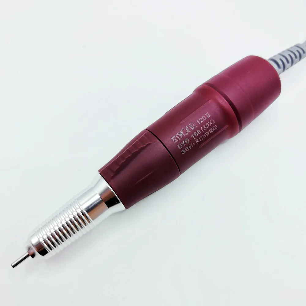 STRONG 120II 35000rpm Micromotor Polisher Handpiece Electric Nail Drill Pen Equipment Accessories For Strong 207 210 Marathon 5