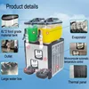XC212A snow melting machine double cylinder 6L*2 mini snow melting machine Small commercial Slush Machines 5