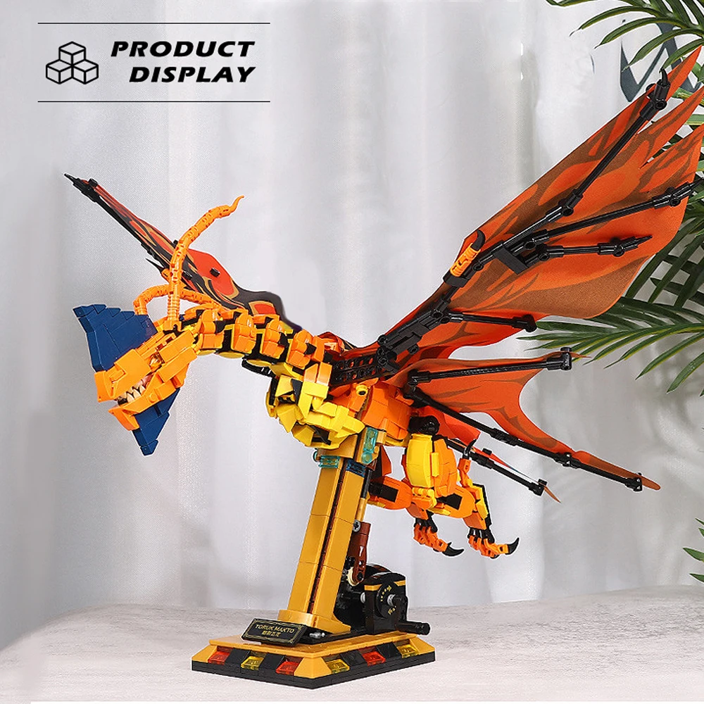 Dragon Phantom Wyevrn Building Blocks Model Bricks Movie Middle-earth Medieval Series Ice Dragon Assembly Sets Toys Gifts Decor