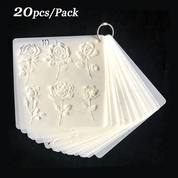 20pcs Sunflower Stencil Set 1