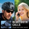 Smart Helmet Action Camera GPS Track Replay, Go 1080P Recording, Bluetooth Pro Calls/Music & 467g for Hero 11 12 13 14 5