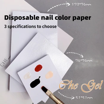 Carta adesiva per nail art, carta colorata, tavolozza colori usa e getta, strumento adesivo multifunzionale per smalto per unghie
