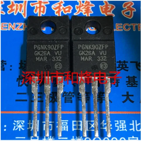 

Free shipping 50PCS P6NK90ZFP STP6NK90ZFP TO-220F 900V 5.8A