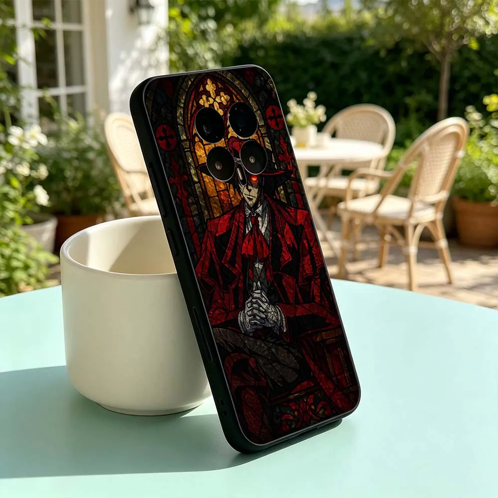 Anime Alucard Hellsing Black Phone Case