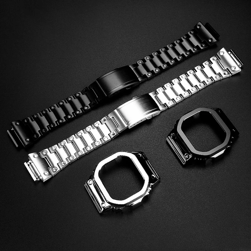 Modified Metal Steel Watch Strap Shell for CASIO DW-H5600 DW