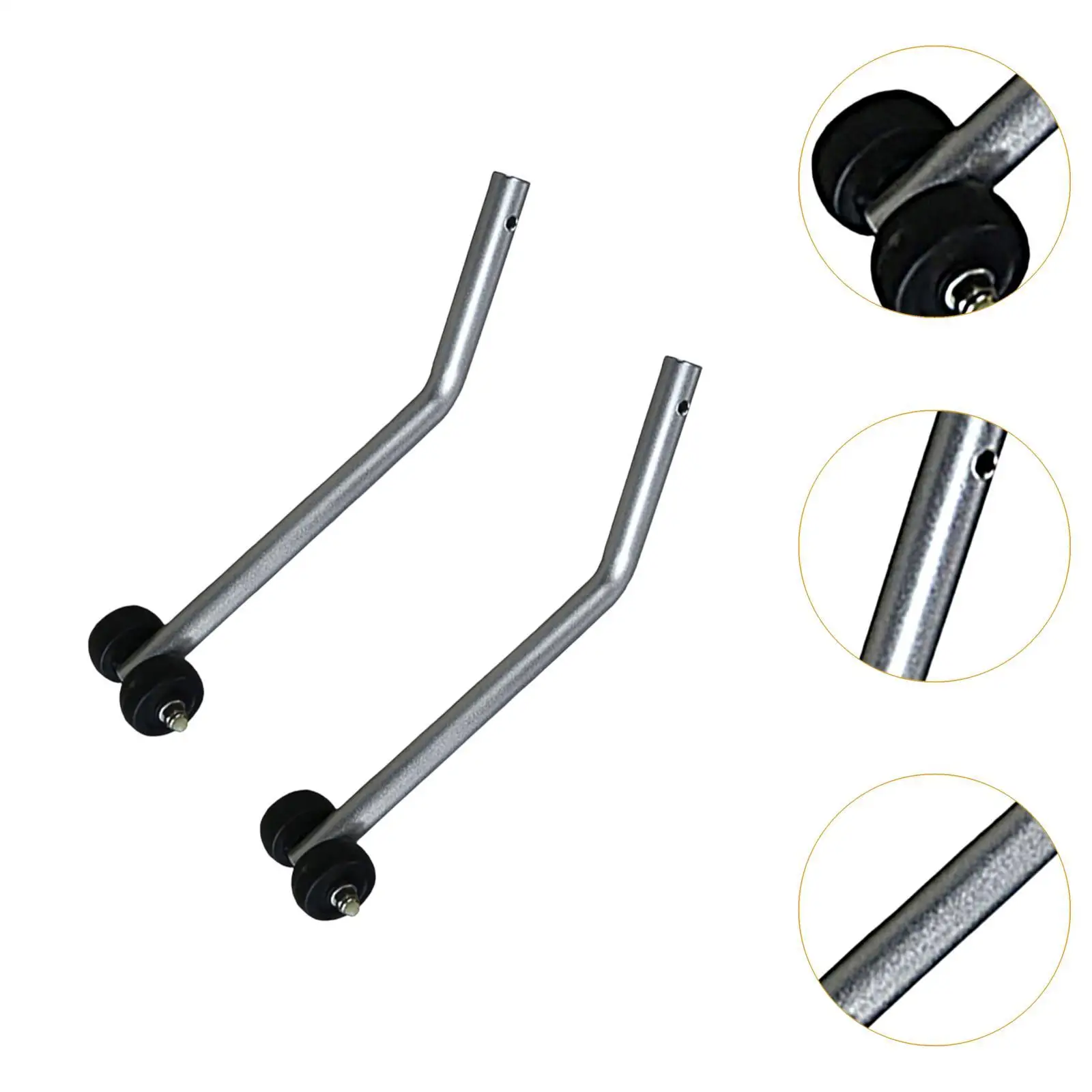 2 Pieces Wheelchairs Anti Rollovers Reverse Wheel Aluminum Alloy Universal Wheelchairs Stabilizer Wheels Elderly Patient