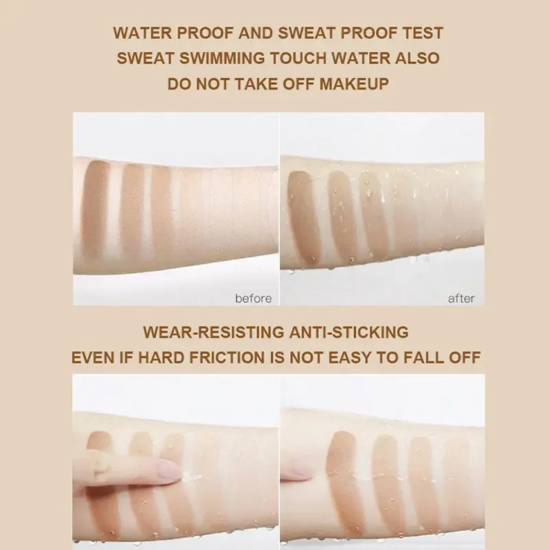 Tattoo Concealer Freckle Scar Cover Cream Waterproof Lasting Body Makeup Cosmetics Tattoo Cover Tool Body Foundation Makeup 10ml 4