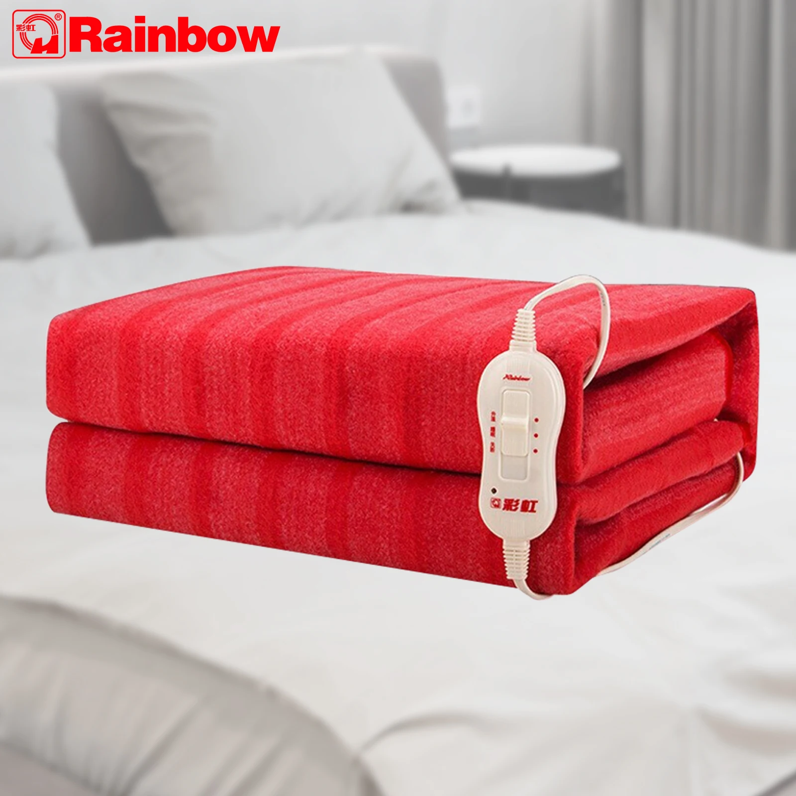 Rainbow Single Electric Under Blanket Red Fabric Mattress Carpet Bed  Heating Body Warm Heater Winter Eu Plug 50w 150cm X 70cm - Electric  Blankets - AliExpress