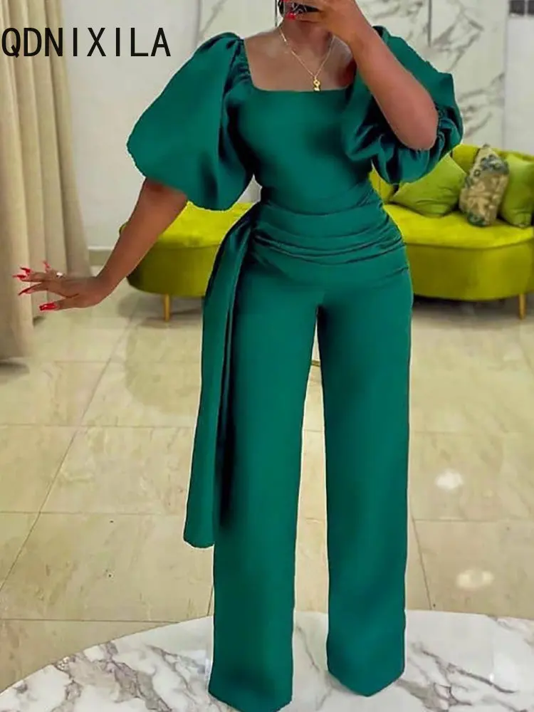 

Korean Fashion Jumpsuits for Women New Spring Summer Women's High Waist Temperament jumpsuit Short Sleeve Clothes for Women