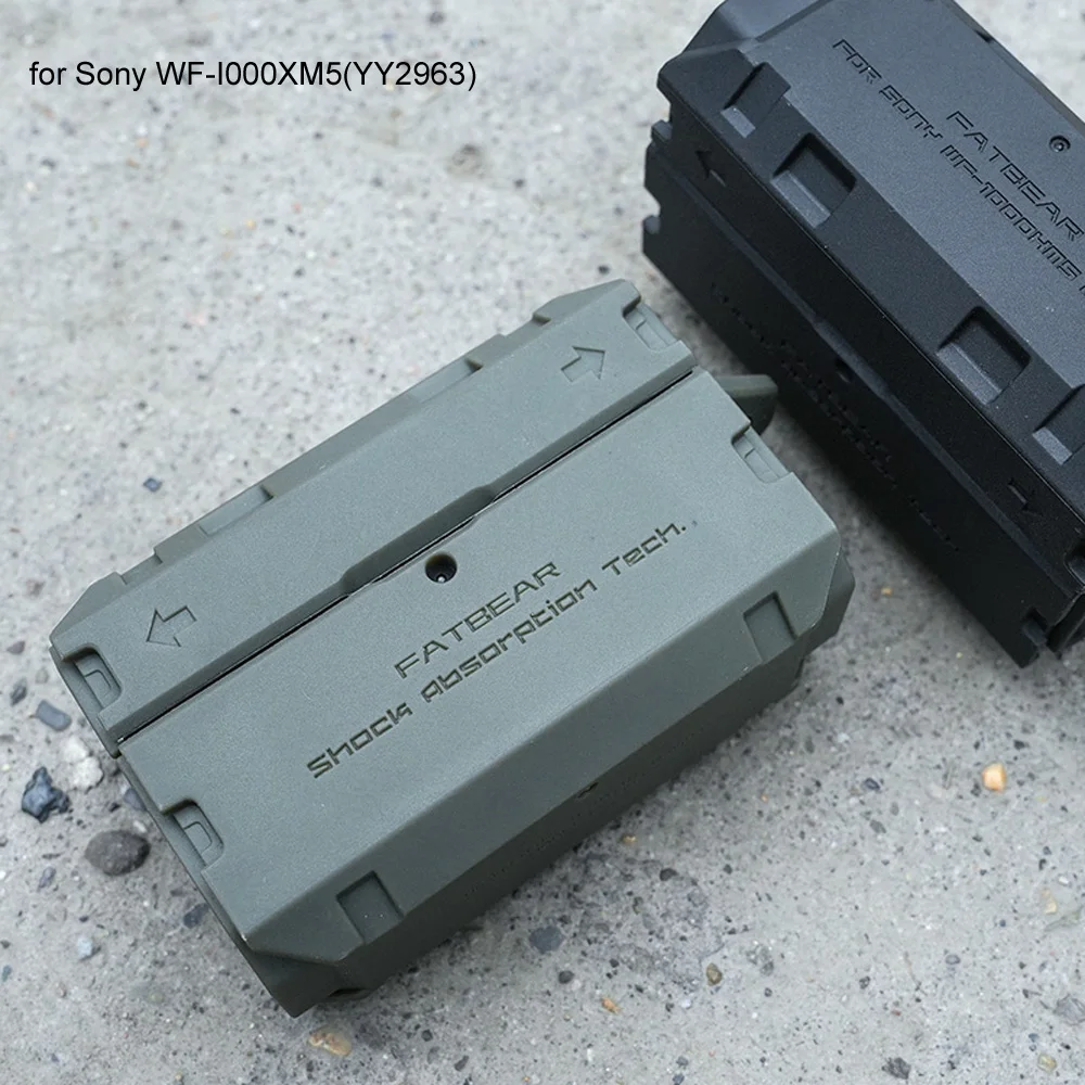 

Fat Bear Tactical Military Grade Rugged Shockproof Armor Protective Shell Case Cover for SONY WF-1000XM5 (YY2963) WF-1000XM4