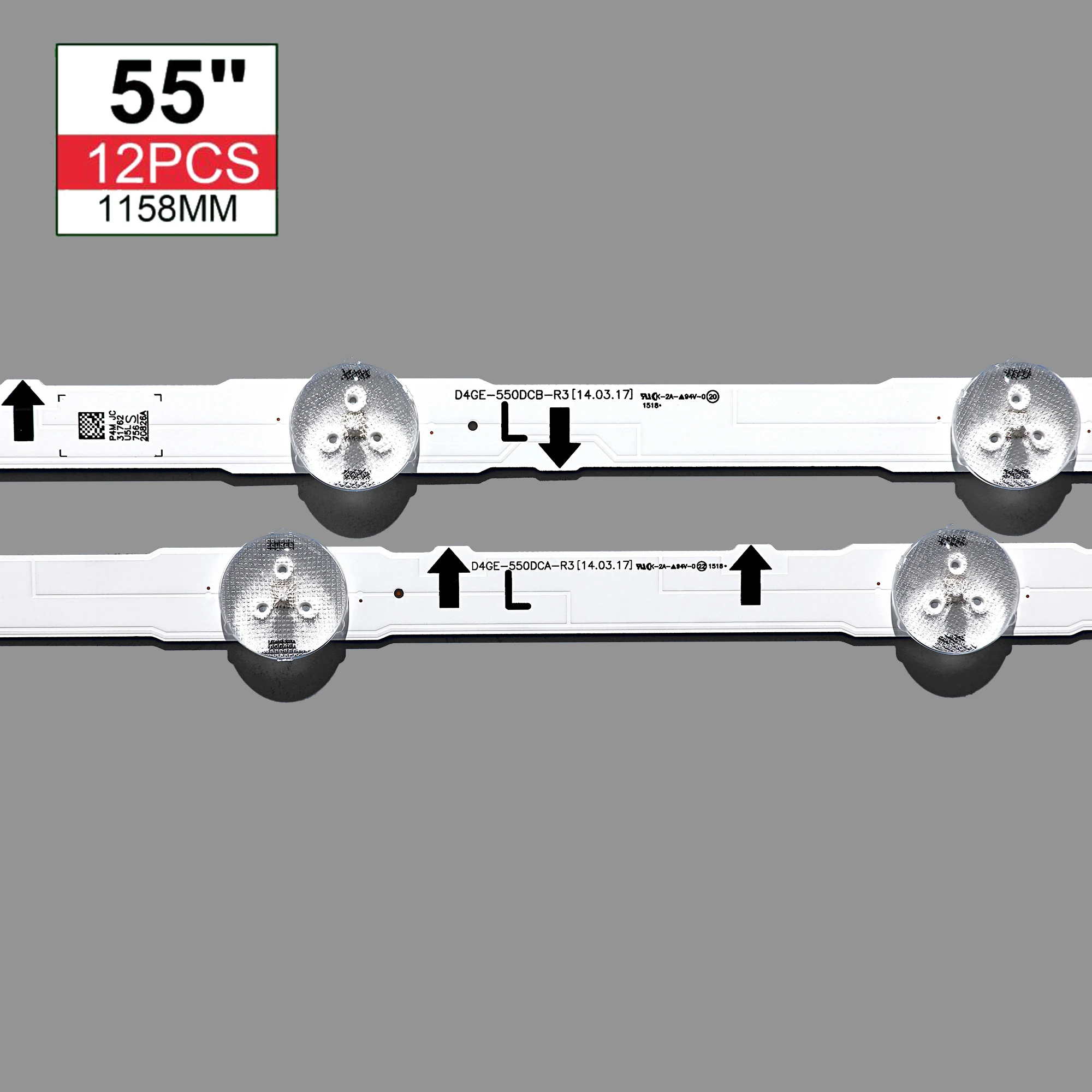 LED Ʈ Ʈ, UE55H6300 UE55H5500 UE55H6200 UE55H6400 UE55H6800 UE55J5000 BN96-30432A 30431A 30430A 30429A, 12 PCs/