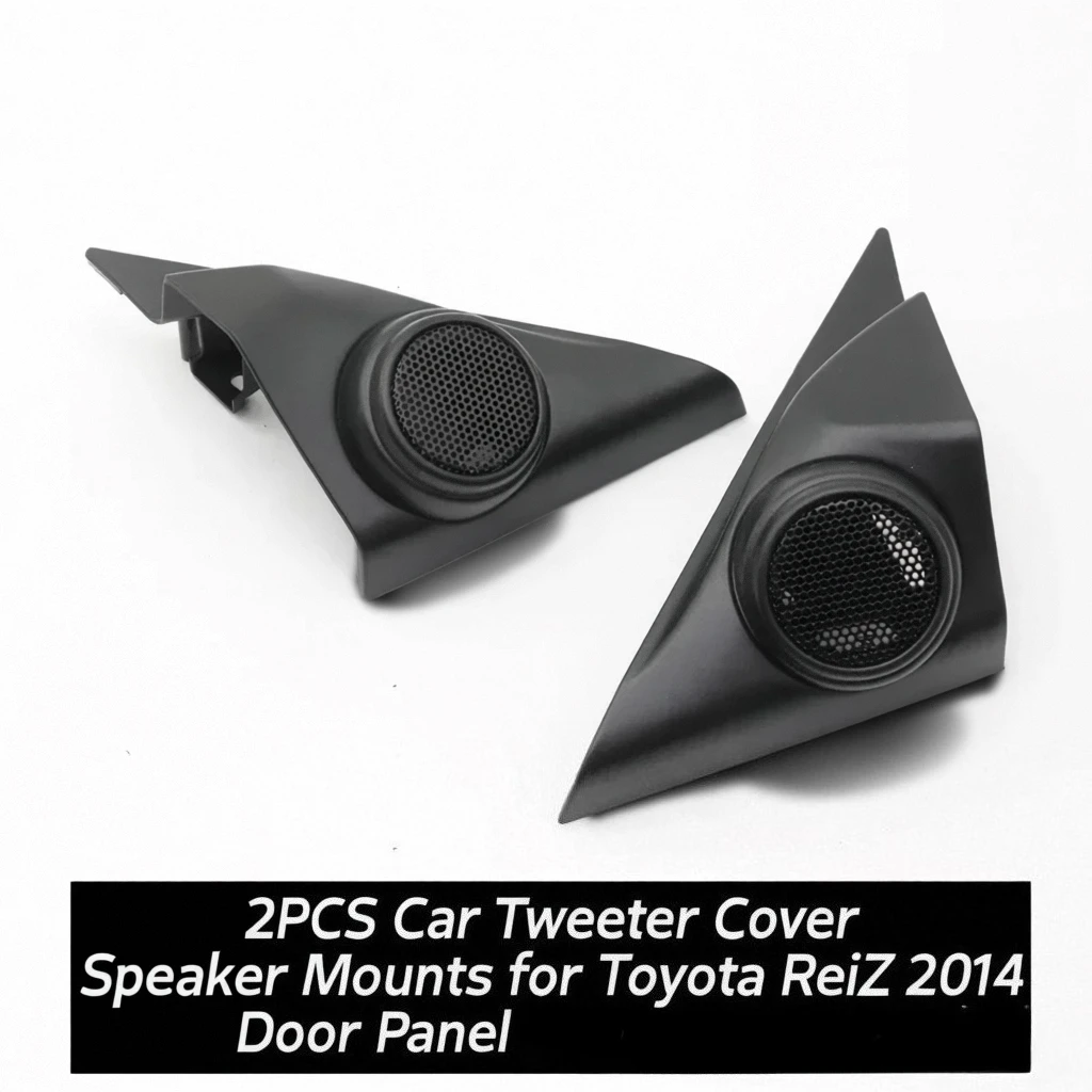 Toyota Reiz 2014 도어 패널 액세서리용 2PCS 자동차 트위터 커버 스피커 마운트
