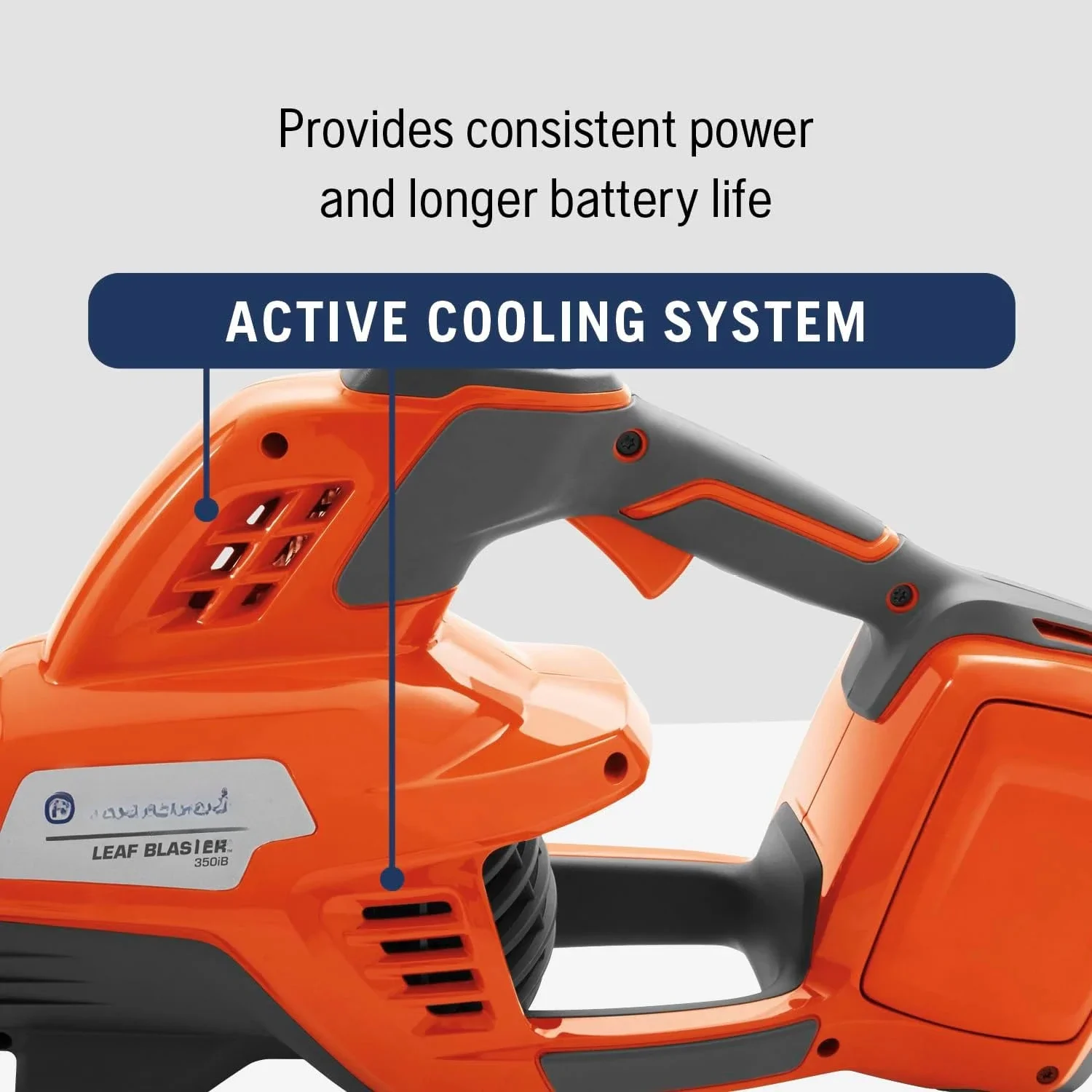Leaf Blaster 350iB Battery Powered Cordless Leaf Blower 200-MPH 800-CFM Battery Blower With Brushless Motor B0C9MZ43W3