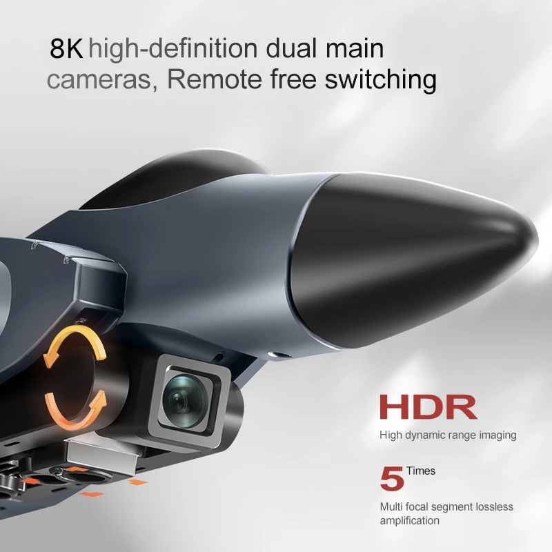 Drone A27 Dual 8K Cameras Moteur Sans Balais 25min Vol