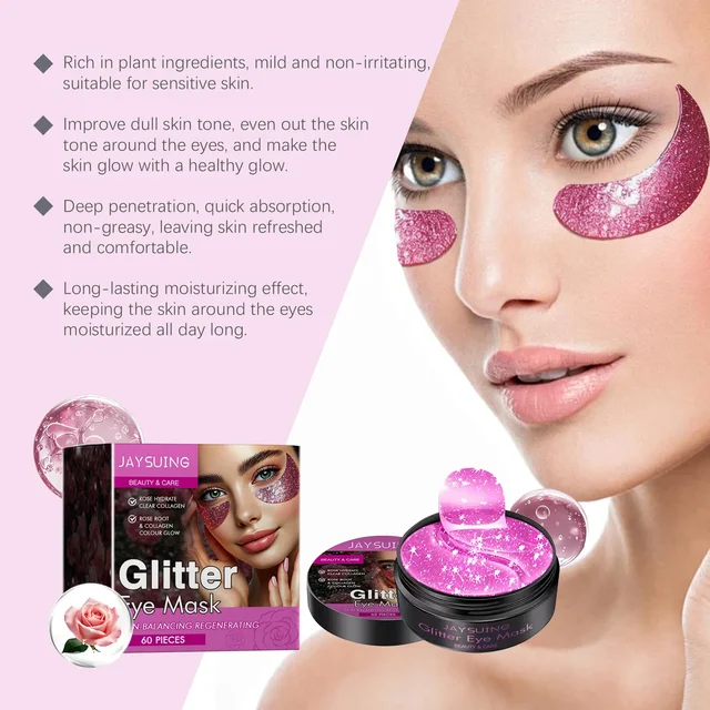 Collagen Eye Mask Fast Absorption Anti Dark Circles Eye Bags Removal Reduce Fine Lines Tighten Moisturizing Skincare Eye Patches 6