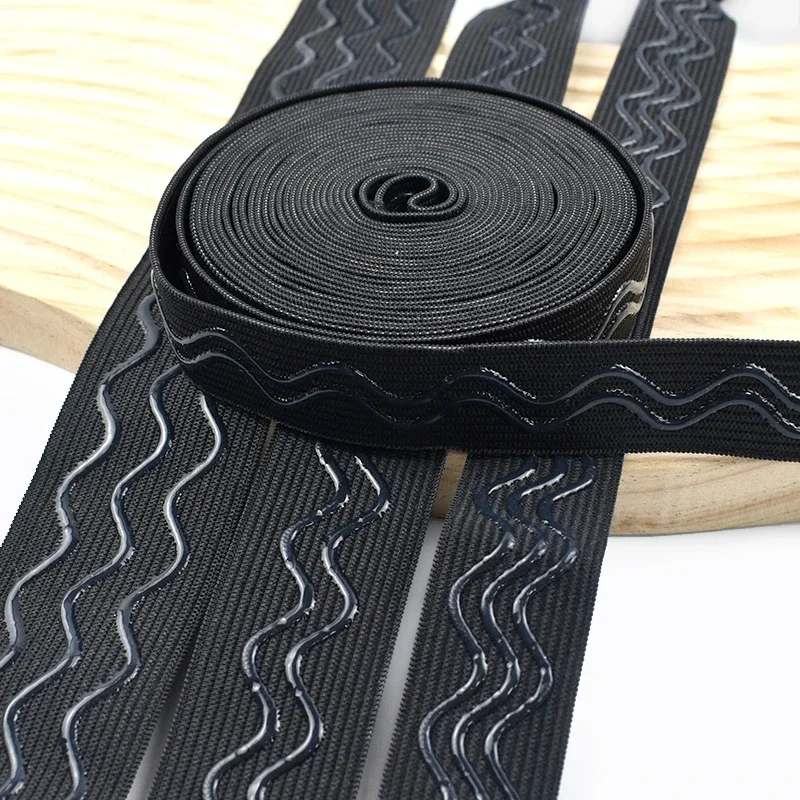 Silicone Elastic Non-Slip Stretch Tape for Sportswear and Garments