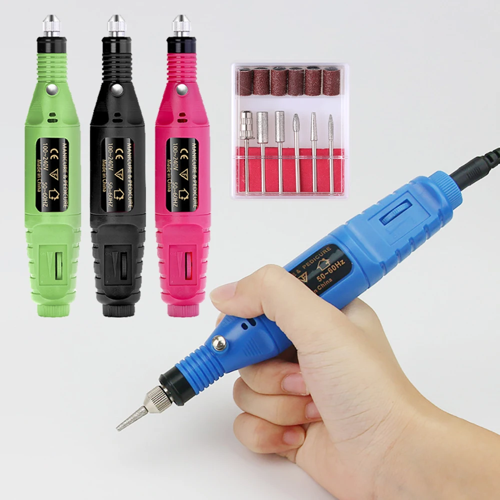 Halaiman Metal Electric Nail Sander Nail Drill Machine Lucidatura Fresa Per Manicure Pedicure Tool Accessori Per Unghie