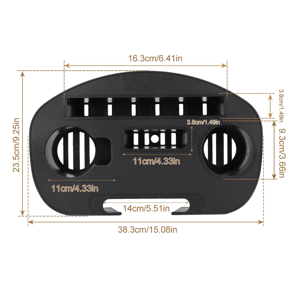 Chair Cup Holder with Mobile Phone Slot Chair Utility Tray Universal Portable Chair Side Tray Multifunction for Lawn Patio Pool