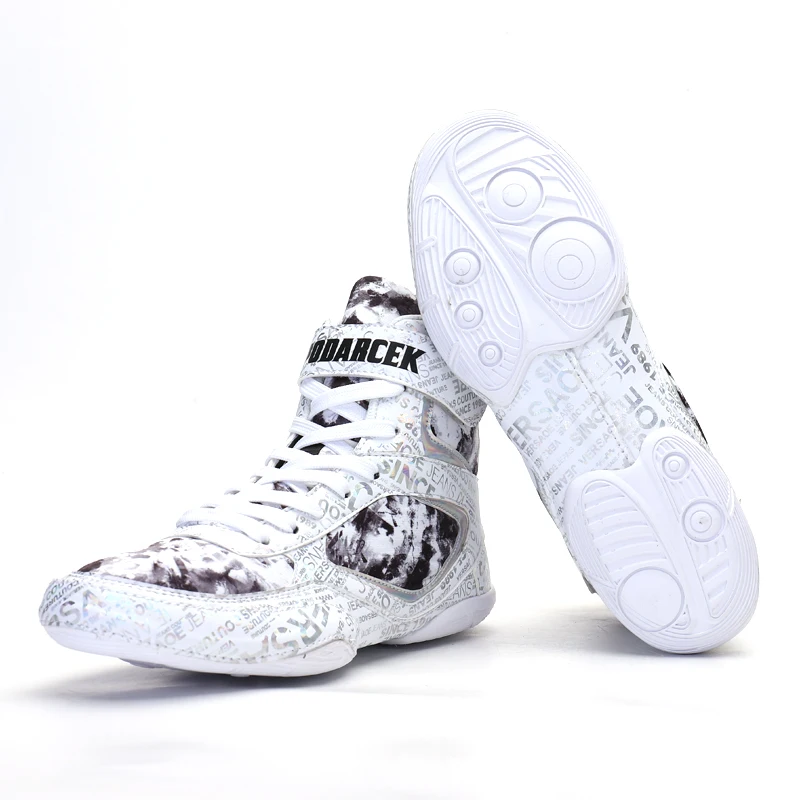 Day-Key Synthetic Leather Wrestling Shoes