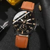 New Hip Hop Mens Fashion Watches Luxury Male Clock Wristwatch Sport MensWrist Watch Bracelet Set Relogio Masculino 2
