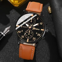 New Hip Hop Mens Fashion Watches Luxury Male Clock Wristwatch Sport MensWrist Watch Bracelet Set Relogio Masculino 2