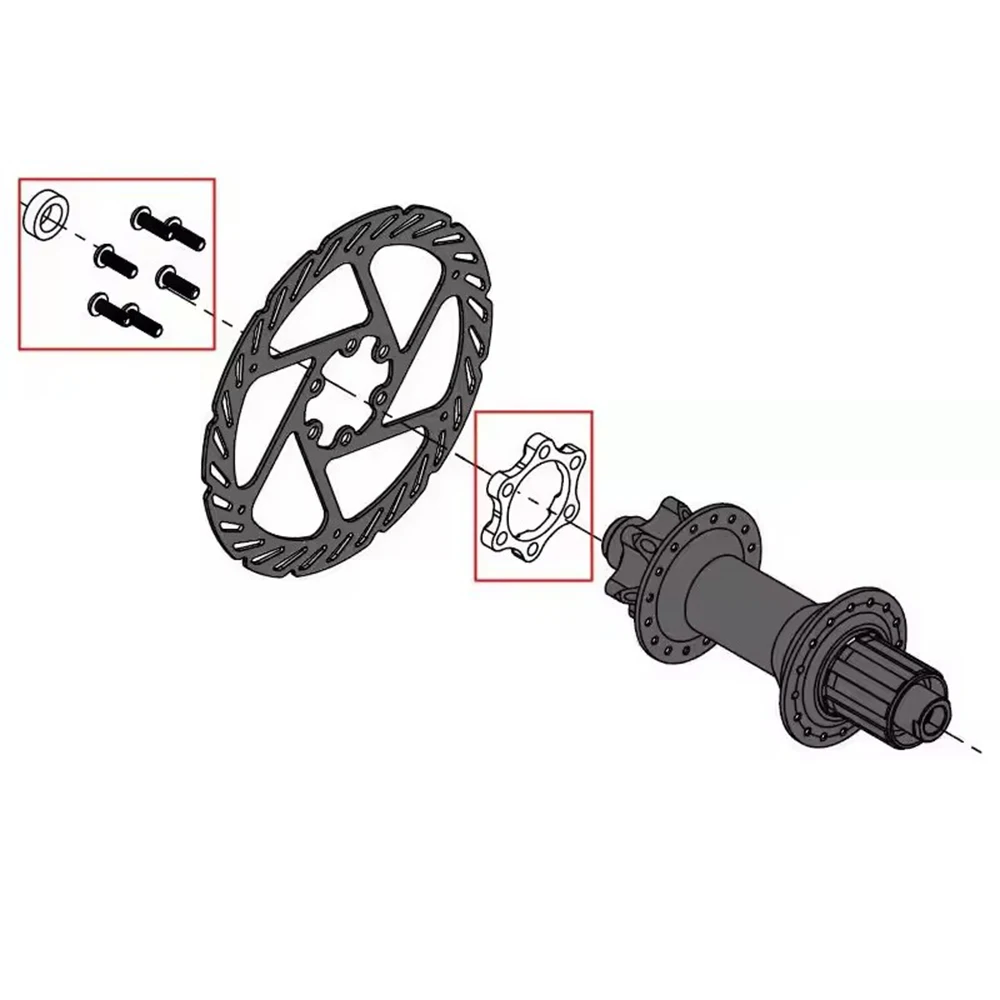 ZTTO MTB Naben-Boost-Adapter 100x15 auf 110x15 142x12 auf 148x12 110 148 Naben-Distanzscheibe 6-Loch Standard-Steckachse 15mm 12mm – Detail 3