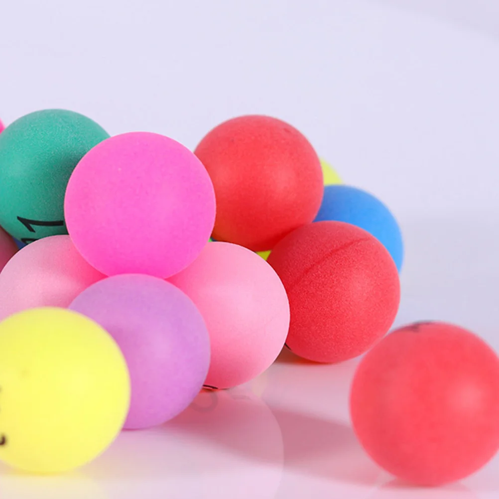 Color Number Ball Plastic Lottery Balls Printed Pong Numbered Picking Entertainment Round Sphere Party Table Tennis