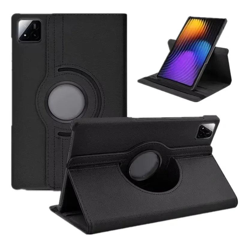 360 Degree Rotating Leather Flip Stand Cover
