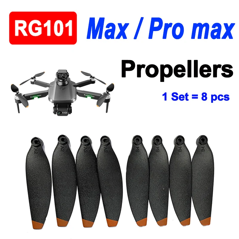 RG101 Propellers RG101 PROMAX Spare Paddles For Max Dron Blades Brushless Drone Accessories Parts