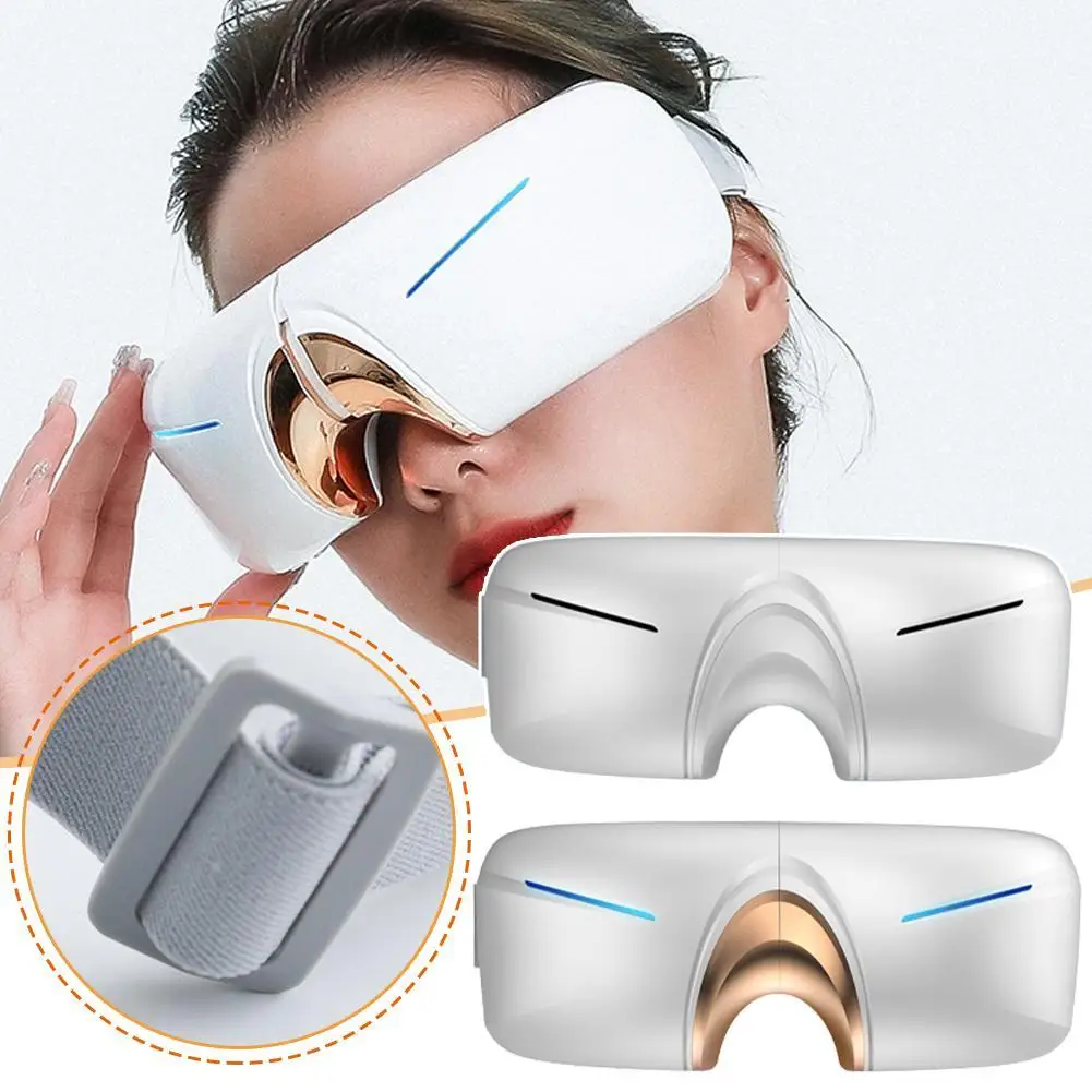 

New Intelligent Folding Eye Massager Bluetooth Hot Compress Eye Protector Rechargeable Eye Massager Air Pressure Eye Protector