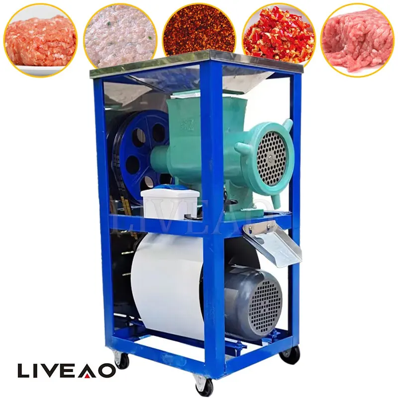 

3000W Industrial Commercial Electric Chicken Fish Bone Beef Meat Mince Mincer Mincing Grinding Machine Electric Meat Grinder