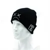 Beanie, Knitted Hat, hip-hop style, Embroidered Knitted Hat With Sad Expression, Warm Woolen Hat for Men and Women Cap 4
