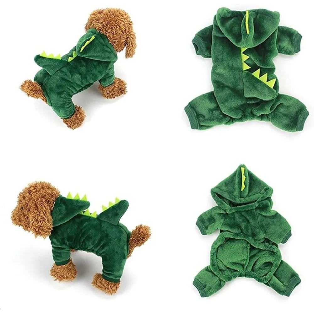 Knitted Dragon Hoodie Dragon Costume For Dogs,Fleece Cat Hoodie Pet Clothes - Breathable Dog Christmas Clothes, Pet Cosplay Costume, Funny Cat Clothes For Halloween Dragon Hoodie For Cats