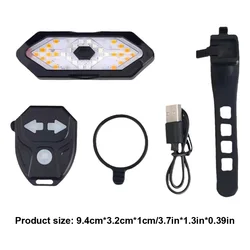 Rechargeable Waterproof LED Rear Turn Signal & Safety Tail Light (Basic Model)