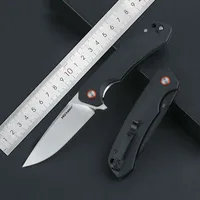 Pocket Folding Knife J146 D2 Blade G10 Handle Outdoor Hunting Hiking Tactical Jackknife Kitchen Utility Survival Camping Knife 1