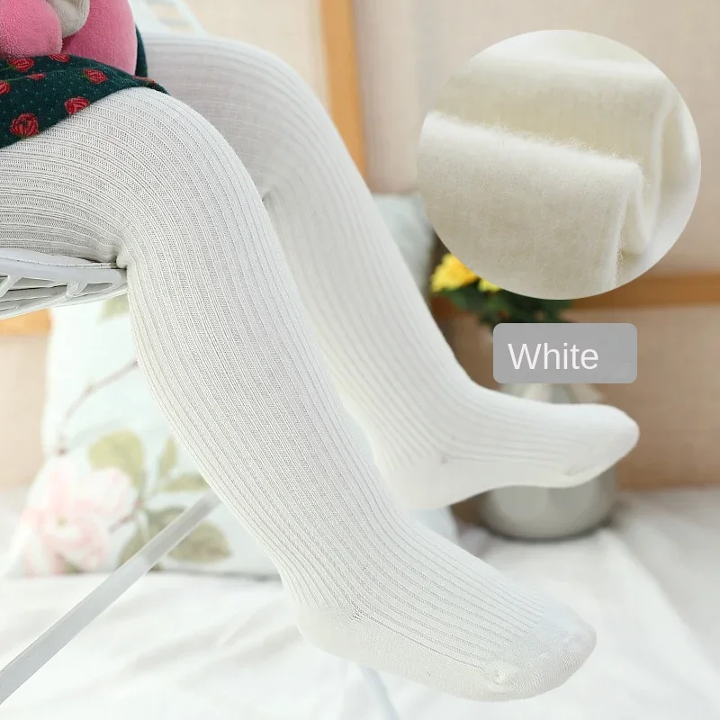 Warm Solid Color Thickened Tights for Babies and Little Girls-1 Pcs 6
