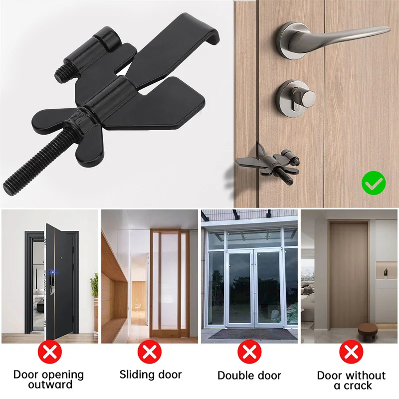 Convenient Hotel Door Locks New Home Alone Household Travel Essentials Anti-theft Gadgets Childproofing Gears