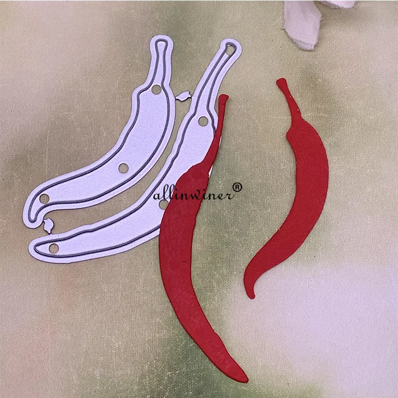 

Hot pepper decoration Metal Cutting Dies Stencils Die Cut for DIY Scrapbooking Album Paper Card Embossing