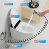 1 Set 304 Stainless Steel Wire Drawing Non-Punching Booster Toilet Spray Gun - Female Washing Device with Small Flower Sprinkler 6