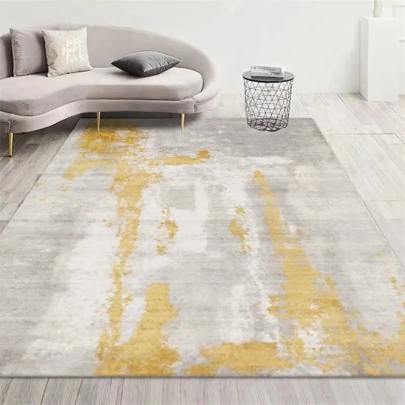 Minimalism Rooms Decoration Carpet Light Grey Living Room Carpets Hall Sofa Large Area Rug Bedroom Cloakroom Floor Mat Anti Slip 4