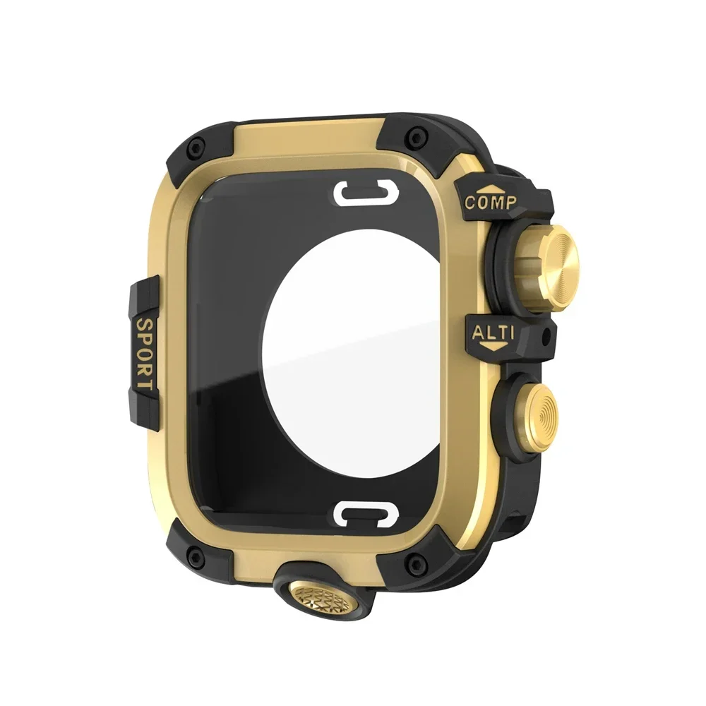 Premium Aluminum Alloy Full Cover Protective Case with Screen Film