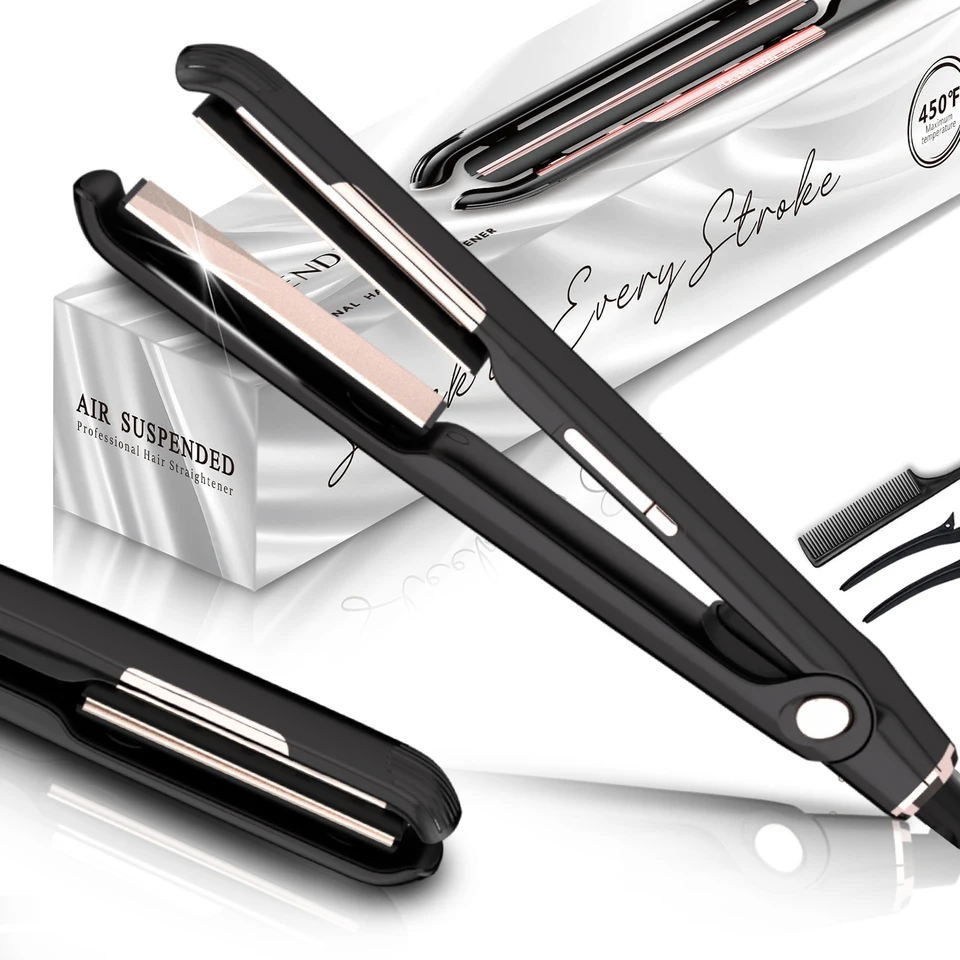 Professional Plasma Hair Straightener with Ceramic Plates