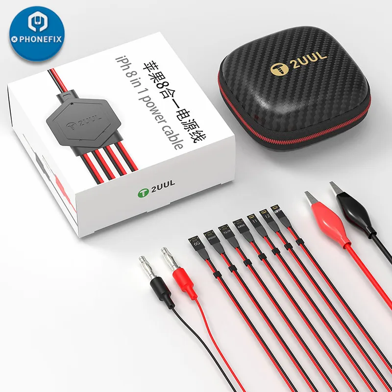 2Uul Ultra Soft Power Boot Line Per Iphone 14 13 Pro Max 13 12 11 Pro X Xs Max 8 7 Scheda Madre Dc Power Supply Control Test Cord