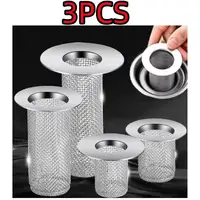 Stainless Steel Floor Drain Filter Mesh Kitchen Sink Anti-clog Filter Bathroom Hair Catcher Home Shower Strainer Drains Net 1