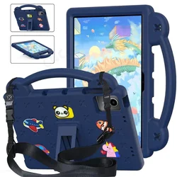 Shockproof EVA Foam Portable Tablet Case with Free Shoulder Strap for Kids, Fits 11 Tablets (Deep Blue)