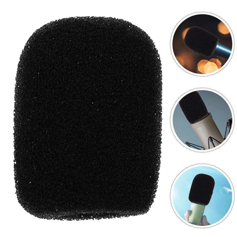 

8Pcs Microphone Mic Covers Handheld Windscreen Mic Cover For Performance Sponge Cover Earphone Cotton Microphone Protection