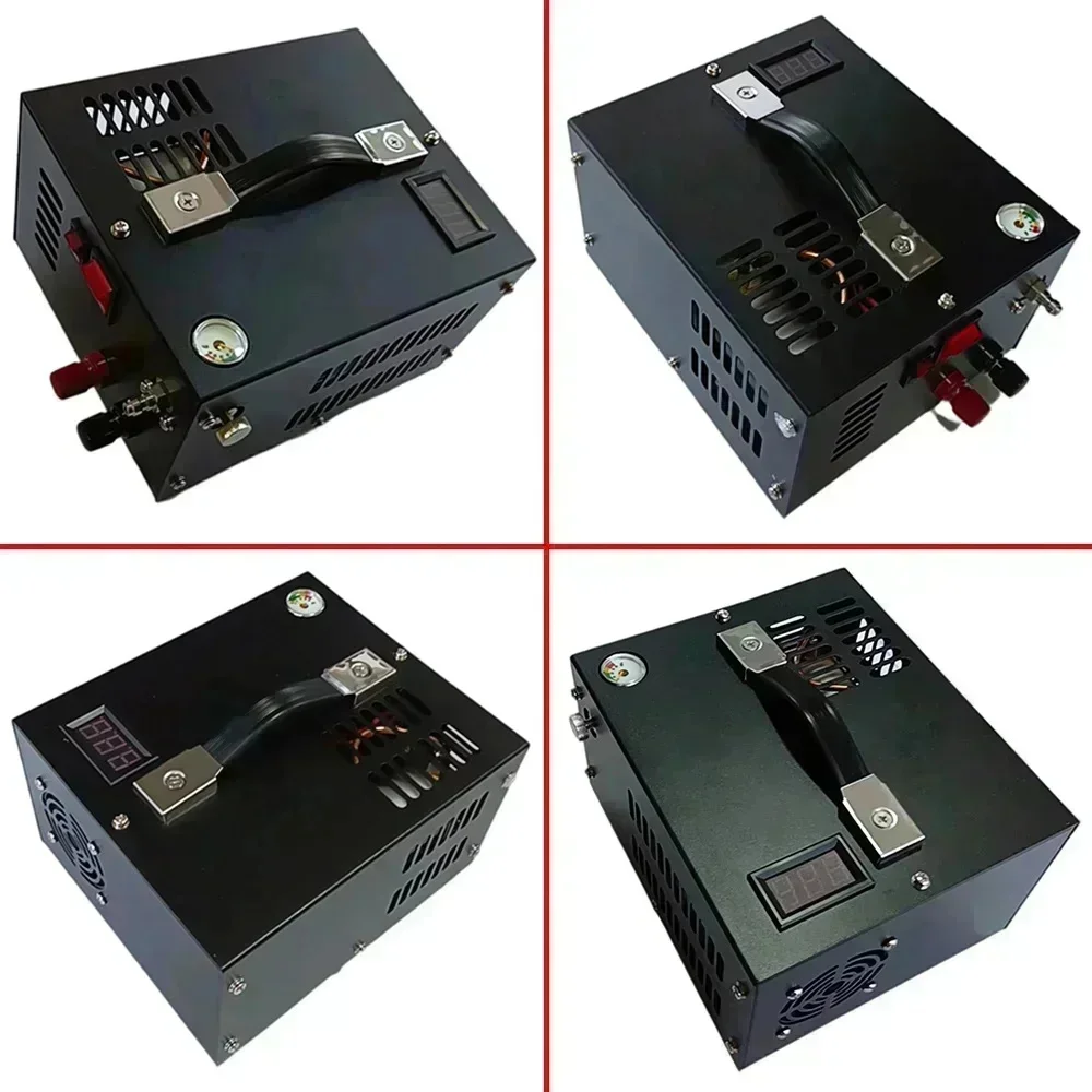 12V 110V 220V PCP Pump 300bar 4500Psi 30Mpa Hunting Diving Air Car Pump Compressor Motorcycle Tyre Refilling Air Compressor
